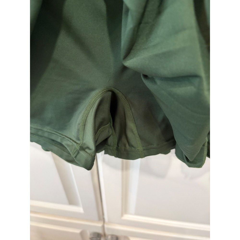 Gold Hinge Womens Pleated Tennis Skort Hunter Green large pickleball preppy - Picture 6 of 8
